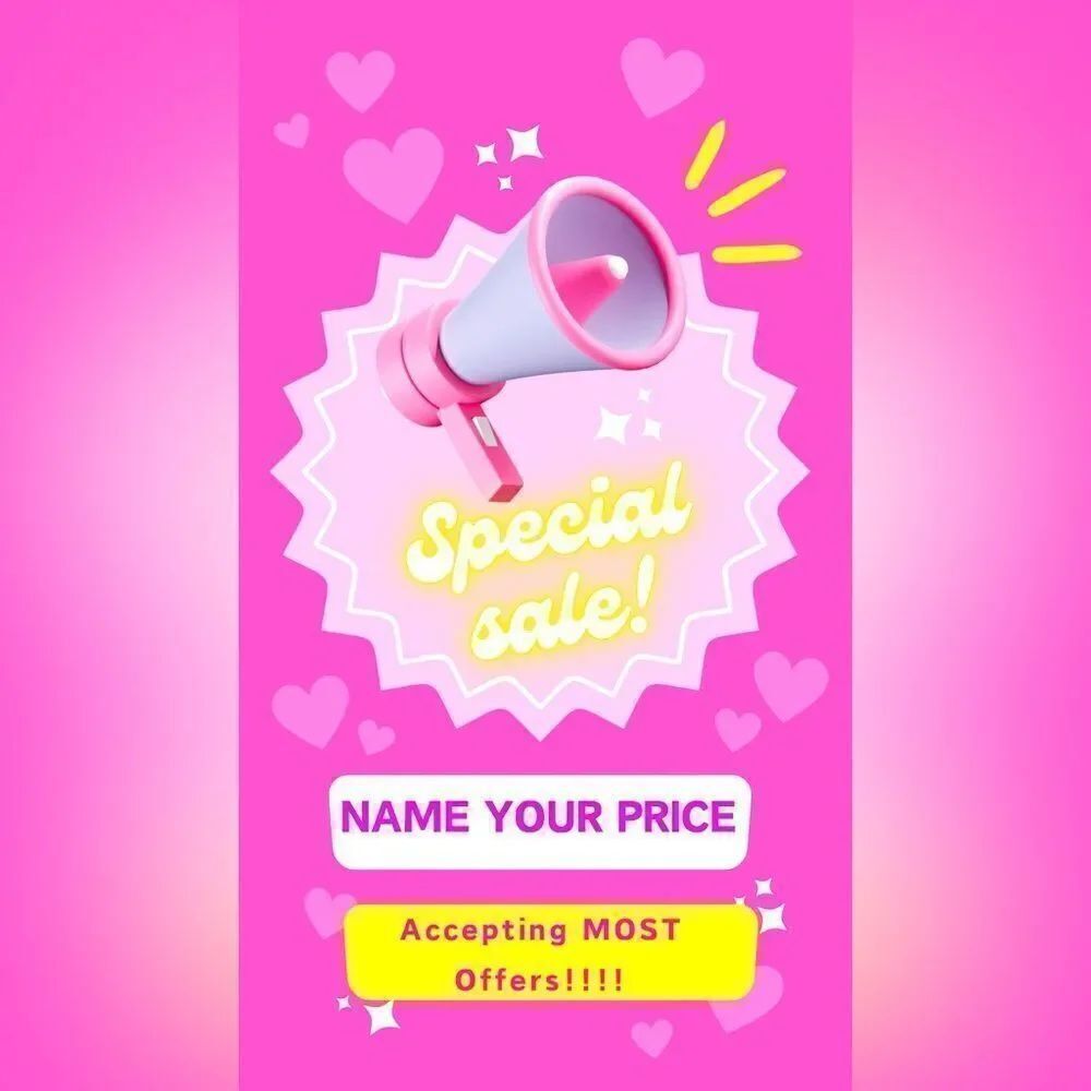Name your price, accepting most offers in my closet!